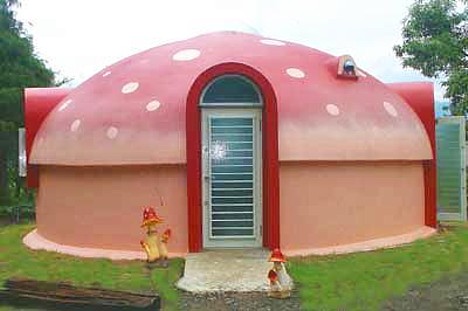 Styrofoam dome house -- 