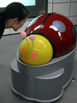 Lady Bird toilet-cleaning robot -- 