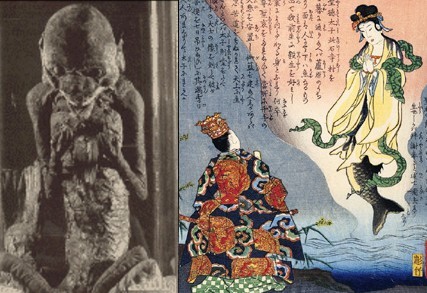 Fuji mermaid speaks to Shotoku Taishi