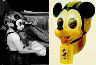Mickey Mouse Gas Mask --- 