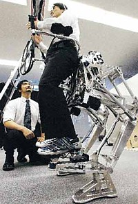 Power Pedal robot exoskeleton -- 