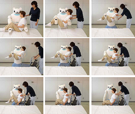 RIBA, Robot for Interactive Body Assistance -- 