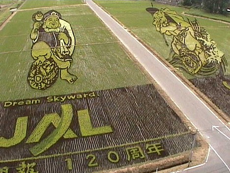 Inakadate rice paddy art, 2008 -- 