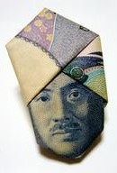 Turban Noguchi: origami made with 1000-yen bill -- 