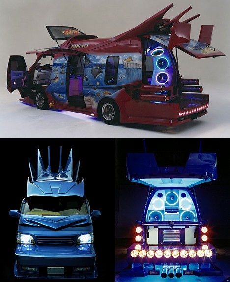 Extreme Japanese custom vans -- 