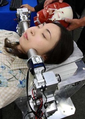 WAO-1 face massage robot -- 