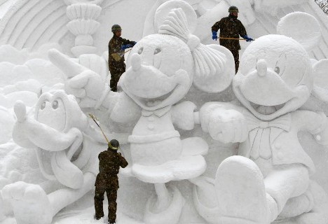 Ice sculpture -- 